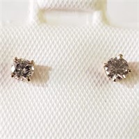 $800 14K  Diamond(0.18ct) Earrings