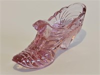 VTG RARE FENTON SHOE CAT PUSS IN BOOTS GLASS