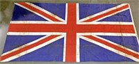 Vintage Royal Navy Maritime Linen Union Jack Flag
