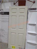36" x 80" 6 panel interior door white