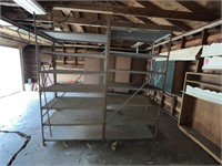 (2) Metal Shelving Units