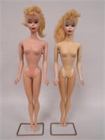 TWO EARLY VINTAGE BARBIES: