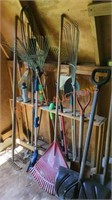 Misc. garden and outdoor tools lot