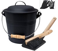 BRIAN & DANY Mini Ash Bucket with Lid and Shovel,