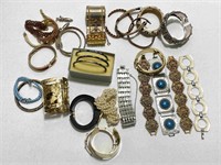 Assorted Jewelry: Bracelets, Bangles
