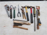 Hammers, Ridged Pipe, Cresent wrenches, Misc.Tools