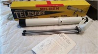 Milben telescope & tripod  #140 in box 40MM