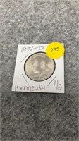 1977 1/2 dollar