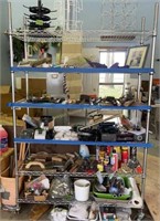 Stainless Steel Rolling Shelving 48x18x76. Items