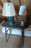 Green Table, Table Lamps