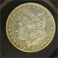 US Coins 1883 Morgan Silver Dollar, circulated