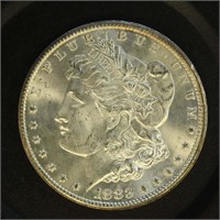 US Coins 1883-CC Morgan Silver Dollar, BU