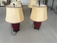 Two electric lamps