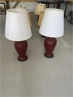 Two electric lamps