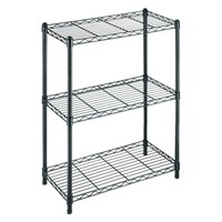 $45  HDX 3-Tier Steel Wire Shelf, Black 24x30x14