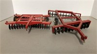 2-Vintage Pull Disk White Farms And Ertl