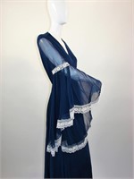 Vintage 1970s Jersey Maxi Dress