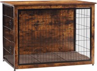 DWANTON Dog Crate w/ Cushion  XL  43.3 L
