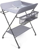 Folding Diaper Change Table with Wheels