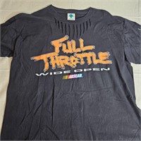 Full Throttle Wide Open Nascar T-Shirt (L)