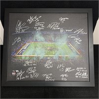 Eagles Superbowl Team Signed Canvas Print
