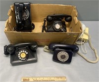 Rotary Dial Phone Telephone Lot