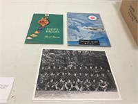 Vintage military book & photo