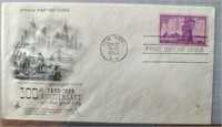 First day of issue postage stamp 1953 New York