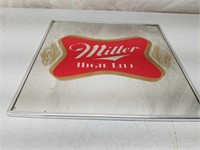 Miller High Life Vintage Advertising Bar Mirror