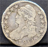 1814 bust half dollar