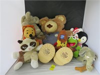 Great Plush Lot of Characters some w/ tags