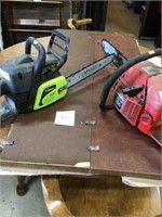 2 Chainsaws, Motors Free (Untested)