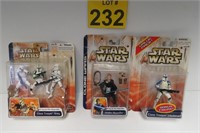 Star Wars 2pk & 3 pk Clone Wars - New Sealed