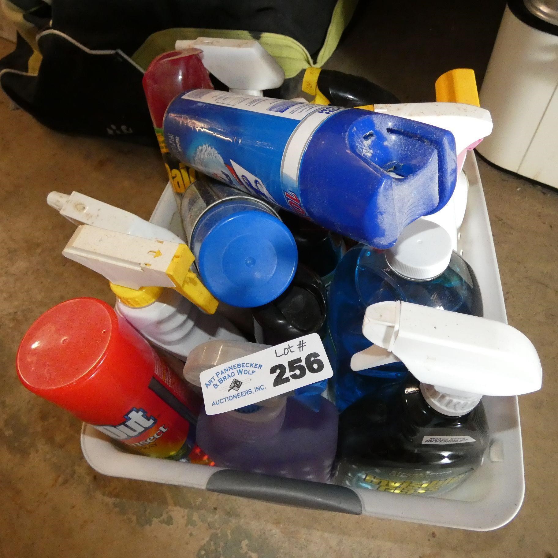 Assorted Household Cleaners