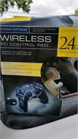 Wireless PC Control Pad Controller in box