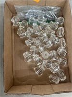 Glass cabinet door knobs