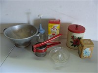 Vintage Kitchen - Ricer, Donut Maker and Strainer