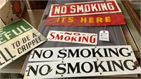 Assorted Metal Signs