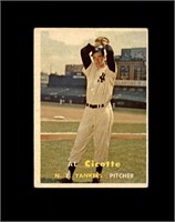 1957 Topps #398 Al Cicotte P/F to GD+