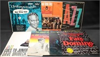 Vintage Jazz Vinyl - Fats Domino, Nat King Cole(7)