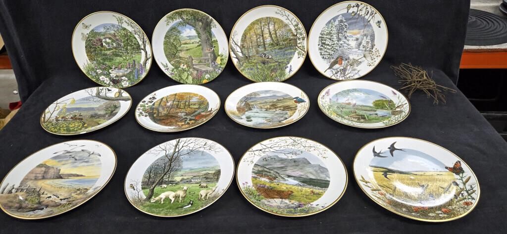 12 Country Year Plates by Peter Garrett & (12)