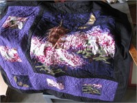 Very nice Oriental lap quilt