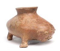 Rare Colima Tomb Gopher Effigy Vessel