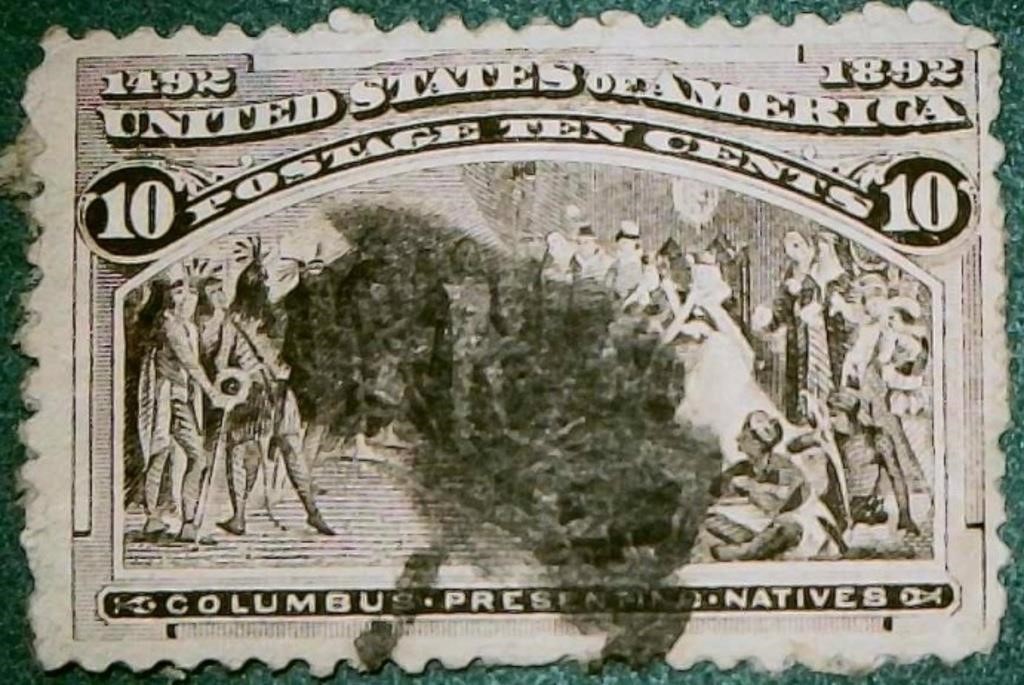USA # 237 Columbian Stamp 10 Cent
