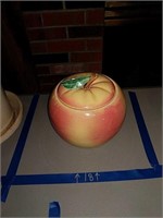 Apple Figural Cookie Jar