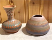 2 pc Navajo Pottery
