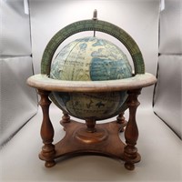 Vintage terrestrial globe