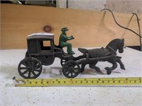 Cast iron horse and Buggy