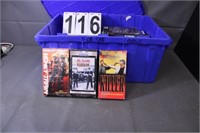 Blu Tote Full Of VHS  Includes Money Train