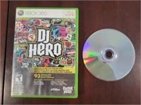 XBOX 360 DJ HERO VIDEO GAME